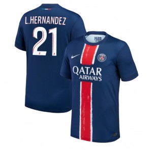 Paris Saint-Germain Lucas Hernandez #21 Domaci Dres 2024-25 Kratak Rukavima